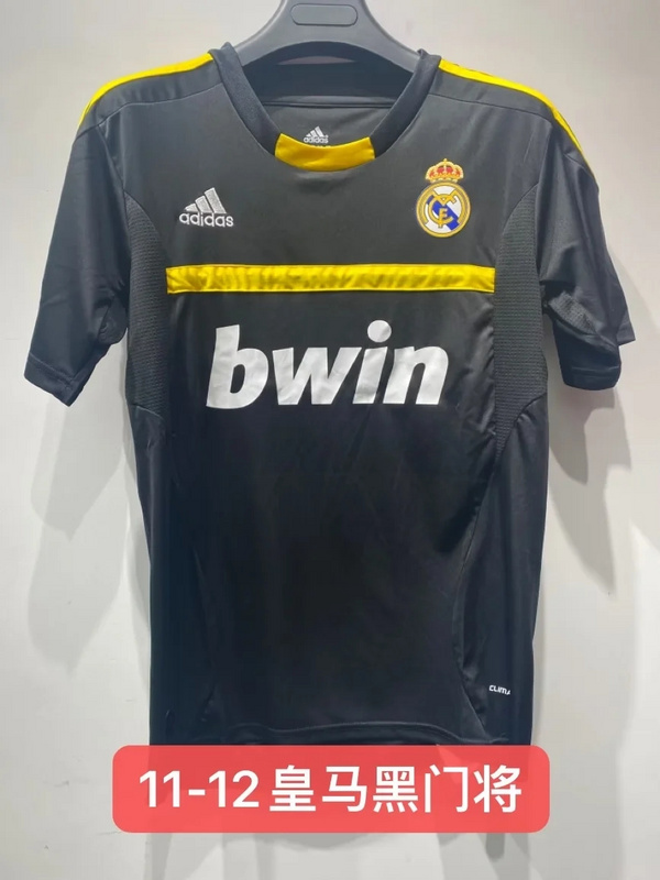 AAA Quality Real Madrid 11/12 GK Black Soccer Jersey